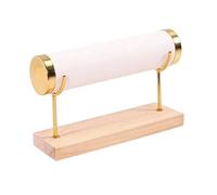 Baoblaze Bracelet Display Stand Watch Holder Trendy Tabletop Bangle Organizer Jewelry Organizer for Organization Wardrobe Live Selling, white