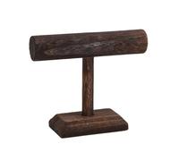 Baoblaze Bracelet Holder Jewelry Organization Display Stable Jewelry Organizer Display Stand for Hair Bands Home Vendors Selling, Dark brown, 1 Layer Short