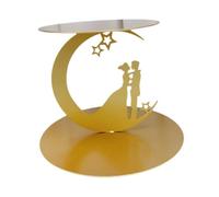 Baoblaze Cake Separator Tiered Floating Cake Stand Spacer Iron Display Riser Decorating Cake Decor Pastry Holder for Party Celebration