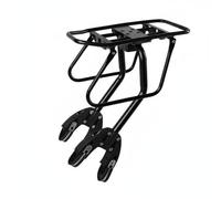 Baoblaze Cargo Rack Adjustable Rear Carrier Aluminum Alloy Luggage Universal Installation Kit Road Mountain Bikes Suitable for Commute Travel, With Guardrail