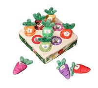 Baoblaze Carrot Toy Kids Carrot Carrot Snuffle Mat IQ Training Toy Kids Numbers Learning Games Interactive Dog Toys Educational Toys for Kids Pets, 9 Holes