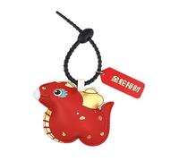 Baoblaze Cartoon Snake Keychain Lovely Keyring for Handbag Wallet Backpack Tote Bag Decor, Red