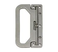 Baoblaze Case Chest Handle Industrial Box Pull Handle Practical Metal Folding Heavy Duty Spring Loaded Handles for Chest Case