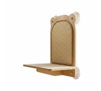 Baoblaze Cat Climbing Wall Cat Scratcher Shelf Perch With Sisal Mat And Wood Support For Redirecting Claws And Creating Vertical Territory suitable for indoor apartments tidy homes