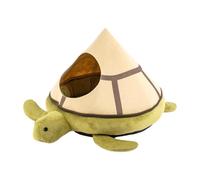 Baoblaze Cat House Pet Cat Bed for Indoor Cats Winter Kitten Cave Hideaway Hut Cute Puppy Kennel Supplies Sleeping Bed Small Dog House, Sea Turtle