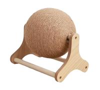 Baoblaze Cat Scratcher Ball Sisal Rope Compact Multi Purpose Playing Sturdy Exercise Interactive for Kittens Indoor Pets Puppy Ferrets