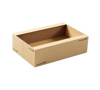 Baoblaze Cat Scratcher Cardboard Scratcher Box Pet Supplies Comfortable Lounger Cat Bed Scratching Board for Indoor Cats Exercise Rest