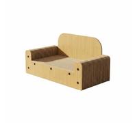 Baoblaze Cat Scratching Sofa Cat Scratcher Couch Cat Bed Cat Lounge Cat Furniture With Raised Back And Curved Seat For Comfort And Play Suitable for living rooms bedrooms dens pet areas