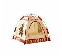 Baoblaze Cat Shelter Tent Portable Indoor Cat House Removable Bed Oxford Cloth Suitable for Home Corners Resting Living Room Bedrooms, M, Circus