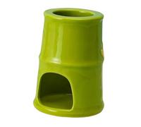 Baoblaze Ceramic Hamster House Hideaway Creative Habitat Decor Sleeping Nest Bed for Chinchillas Rabbits Squirrel Gerbils Rats Ferrets, 9x9x12cm