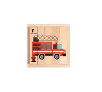 Baoblaze Children Early Learning Wooden Puzzle Tray With Smooth Edges And Guided Picture Graphics for Matching Sorting And Fine Motor Skills Suitable for, Transportation