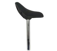 Baoblaze Children Seat Bike Saddle Connected Seat Post Curved Cushion Practical Handle Everyday Bike Accessory Suitable for Gift Giving Home Riding