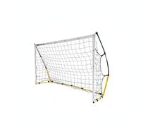 Baoblaze Children Soccer Goal Portable Goal Post Training Frame With Build Stable Base And Simple Assembly Suitable for backyard practice parent child, Yellow And Black, Medium 2.5m X 1.5m X 0.85m