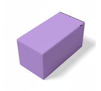 Baoblaze Children Training Bench Stretch Block Exercise Aid Support Prop With Firm Foam Canvas Finish suitable for ballet classes home training, Purple 30x30x60