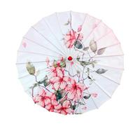 Baoblaze Chinese Oiled Paper Umbrella Japanese Umbrella Handmade Sun Umbrellas Parasol Umbrellas for Party Cosplay Costumes Gifts for Women Ladies Girls,82cm,Style E