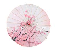 Baoblaze Chinese Oiled Paper Umbrella Japanese Umbrella Handmade Sun Umbrellas Parasol Umbrellas for Party Cosplay Costumes Gifts for Women Ladies Girls,82cm,Style C