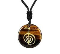 Baoblaze Cho KU Rei Pendant Pendant with Rope Exquisite Ornament Men Women Bracelet Earring Making Pendant Necklace Pendant Charm for Halloween, Black Yellow