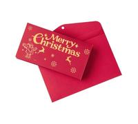 Baoblaze Christmas Moneys Gift Envelope Xmas Money Gifts Envelope Durability Convenience Easy Assembly Money Holder for Family Women, Christmas Deer