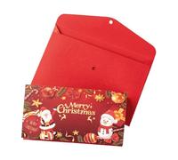 Baoblaze Christmas Moneys Gift Envelope Xmas Money Gifts Envelope Durability Convenience Easy Assembly Money Holder for Family Women, Santa