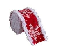 Baoblaze Christmas Velvet Ribbon Gift Wrapping Ribbon Party Favor Christmas Holiday Decoration for Craft Projects Big Bow Wreath Decor, Style A