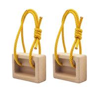 Baoblaze Climbing Hangboard Finger Strengthener Building Core Strength Wall Hanging Practical Sturdy Rock Climbing Training Hang Board, 2pcs