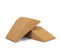 Baoblaze Cork Block Wedge Ramp Stretching Block Slant Board Pilates Block With Compact Design And Easy Carry Bag For Portable Exercise Suitable for gym, Cork Wedge Block Smooth Surface Set A