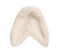 Baoblaze Corner Fleece Bird Blanket Cuddle Nest Hanging Toy Easy to Clean for Cage Corner Fleece Bed for Cockatiel Cold Weather Pigeon, milky white