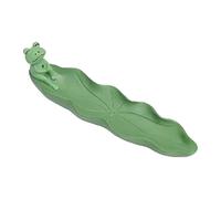 Baoblaze Cute Animal Incense Burner, Censer Holder Tray, for Living Room Bedroom Meditation Decoration Ornament, Frog