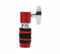 Baoblaze Cymbal Clutch Hi Hat Clutch Drum Cymbal Holder Pedal Adapter Knurled Grip Aluminum Alloy Daily Use Reliable Locking Suitable for small venues teaching rooms, Red