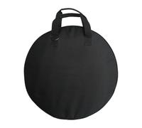 Baoblaze Cymbal Storage Bag Cymbal Gig Bag 20 inch Oxford Cloth Water Resistant Three Pockets Drum Accessories Bag with Shoulder Strap