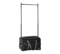 Baoblaze Dance Bag with Garment Rack Suitcase Competition Duffle Bag for Closet Gym Women, Black Grey