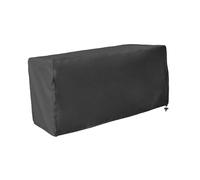 Baoblaze Deck Box Cover,Storage Bench,210D Oxford Cloth,Outdoor Loveseat Cover Waterproof for Furniture Patio Chair Outside, black, S