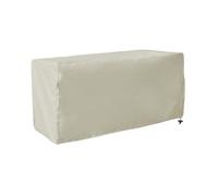 Baoblaze Deck Box Cover,Storage Bench,210D Oxford Cloth,Outdoor Loveseat Cover Waterproof for Furniture Patio Chair Outside, beige, S