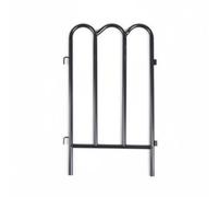 Baoblaze Decorative Fence Border Interlocking Panels Sturdy Metal Edging Rust Resistant Surface Suitable for Plant Bed Boundaries Outdoor Community Parks, Tywl-06