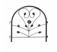 Baoblaze Decorative Fence Border Interlocking Panels Sturdy Metal Edging Rust Resistant Surface Suitable for Plant Bed Boundaries Outdoor Community Parks, Tywl-05