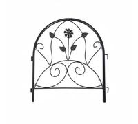 Baoblaze Decorative Fence Border Interlocking Panels Sturdy Metal Edging Rust Resistant Surface Suitable for Plant Bed Boundaries Outdoor Community Parks, Tywl-13