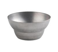 Baoblaze Deep Noodles Rice Bowl Stainless Steel Fruit Container Retro Sauce Bowl for Soup Eating Ice Cream