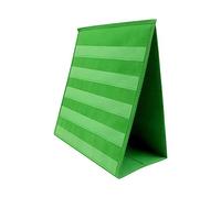 Baoblaze Desktop Pocket Chart, Tabletop Teaching Classroom Pocket Charts, Double Side and Self Standing Pocket Chart for Kindergarten, Home Use or Classroom, Green