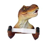Baoblaze Dinosaur Shaped Toilet Paper Holder, Tissue Holder 3D Organizer, Resin Toilet Paper Rack Home Decoration for Lavatory Kitchen, Brown