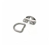 Baoblaze Diving Cylinder Mount Side Mount Tank Base Cylinder Bracket Holder With Lanyard Hole Stainless Steel Build Resistant Stable Positioning suitable for, S, Base + 1 Inch Open D-ring