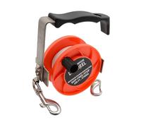 Baoblaze Diving Line Reel Diving Finger Spool Versatile Lightweight Dived Reeld Portable for Anchorand Water Sports Cave Boating Kayak, orange 150FT