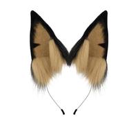 Baoblaze Doberman Dog Ears Headband Plush Simulation Animal Ears for Pet Birthday Festival
