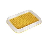Baoblaze Dog Toilet Indoor Dog Potty Tray Keep Paws and Floors Clean Portable Reusable Comfortable Easy to Cleanup Pet Training Toilet, Yellow