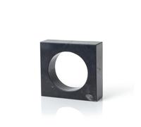 Baoblaze Doorway Decorative Item Modern Marble Sculpture Statue Ornament With Rectangle And Arch Design Minimalist Art suitable for living room entryway display shelf model room, Black, 18 5 22cm
