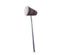 Baoblaze Drum Pedal Beater Wooden Head Bass Drum Hammer Replacement Part With Metal Hardware For Defined Acoustic Punch suitable for rehearsals home practice, Wood Long Conical Beater