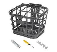 Baoblaze Electric Bike Basket Storage Basket Bike Accessories Quick Installation PP Lightweight Carrier with Lid for Dog, No Liner