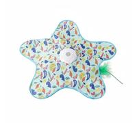 Baoblaze Electric Cat Teaser Interactive Toy Automatic Cat Teaser Electronic Toy strong DC motor with three speeds and quick touch restart suitable for, 1200mah Starfish A
