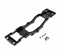 Baoblaze Electric Vehicle RC Car Chassis Frame Beam Metal Aluminum Upgrade For 1/12 MN300 Tank 300 Lightweight Rigid Design With Mounting Kit suitable for, Black