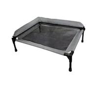 Baoblaze Elevated Dog Bed Portable Sturdy Heavy Duty Breathable Mesh Pet Hammock Cot for Small Medium Dogs Backyard Living Room, L