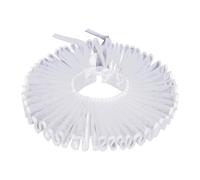 Baoblaze Elizabethan Clown Neck Ruffle Lightweight Ruffled Collars for Medieval Gothic, White